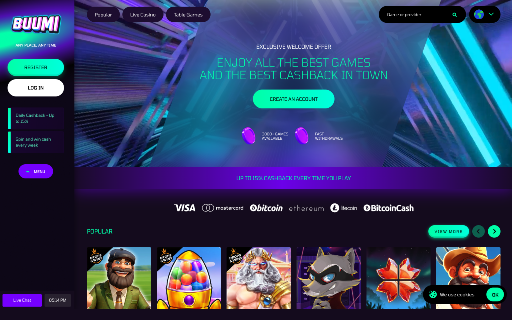 buumi.casino_home_screen