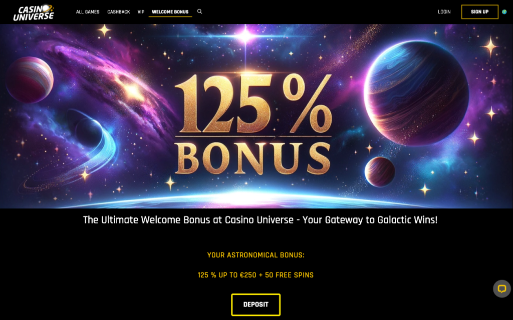 casinouniverse_Bonus_screen